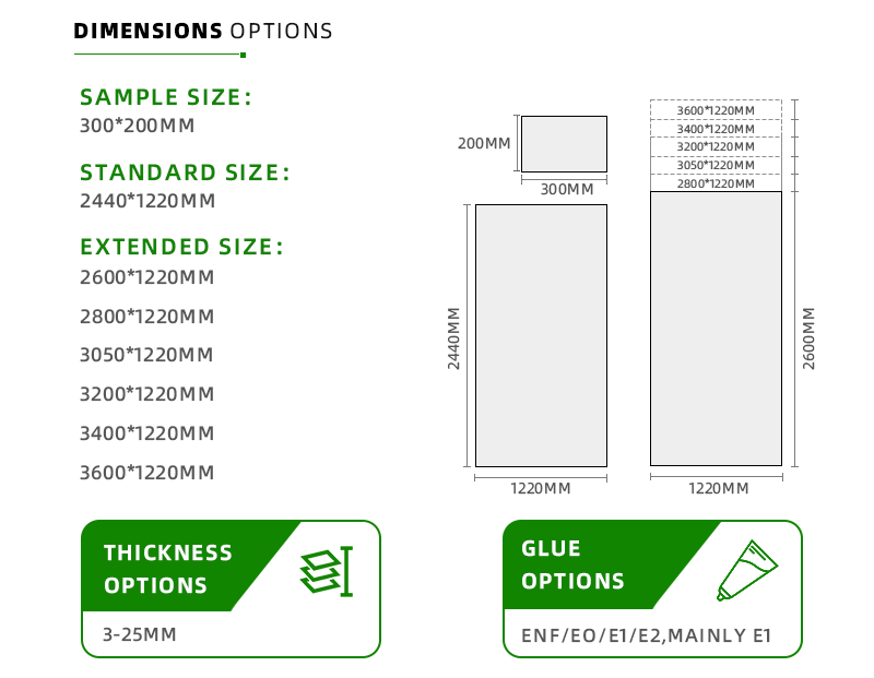 Dimension Options